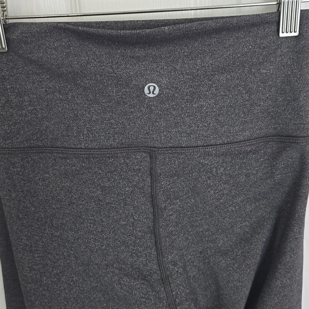 Lululemon Wunder Under Women's High Rise Leggings Tight Heather Gray Size 6